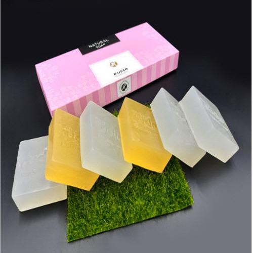 Fullvic Acid Lydia Pink Square Soap Set (3 Pieces)