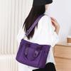 Borsa Tote Versatile in Nylon con Manici in Nastro Tasche con Zip Tracolla Regolabile Borsa a Spalla Casual da Donna per l'Uso Quotidiano
