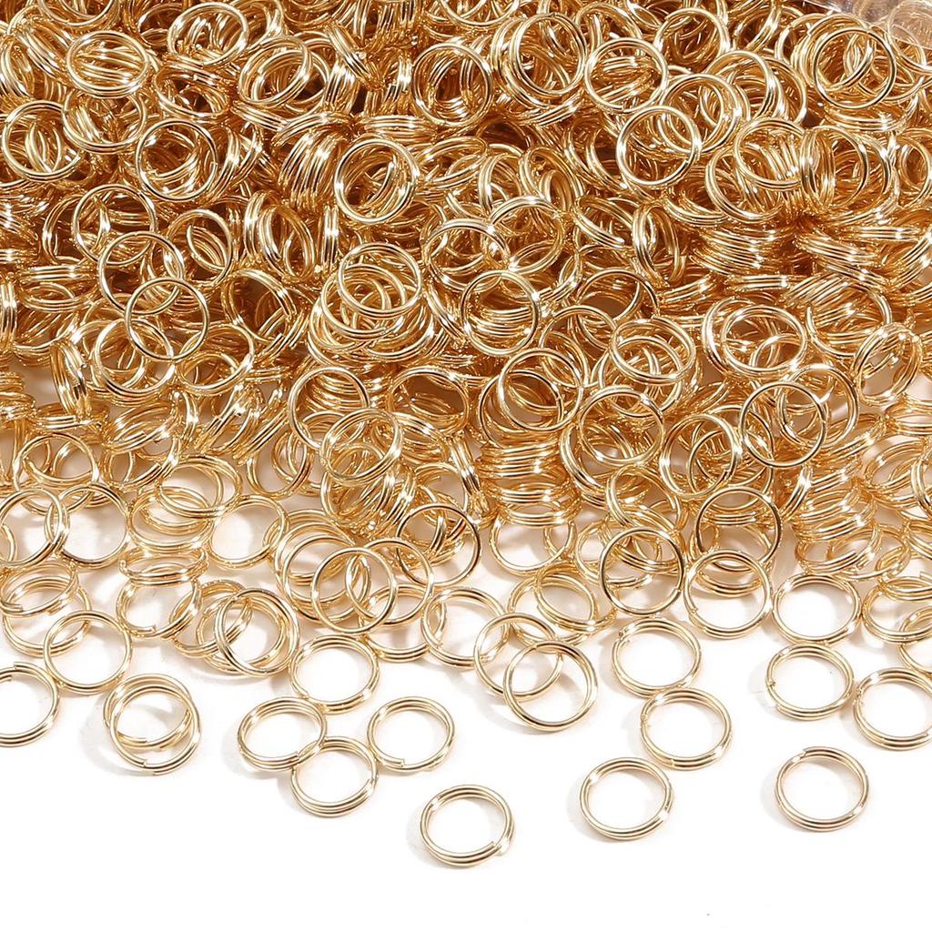 200-500Pcs Iron Double Ring Jump Ring For DIY Necklace Bracelet Jewelry Making Craft Accessories