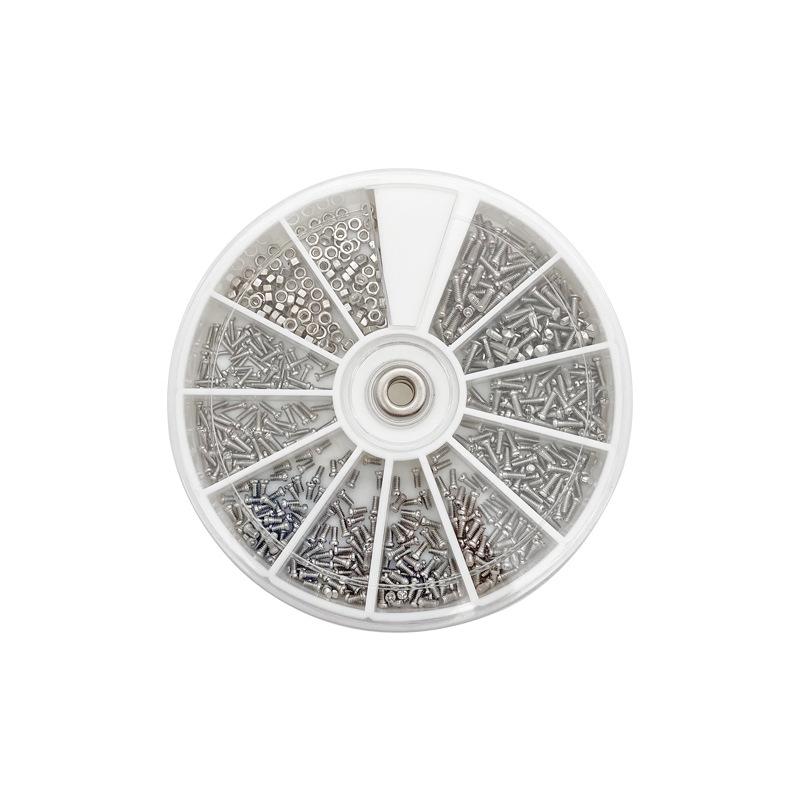 600/1200pcs Professional Eyeglass Repair Kit for Watch/Glasses Includes Screws for Frameless Legs & Sunglasses Fixing Tools