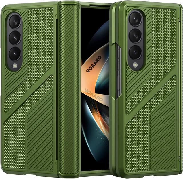

Ультратонкий матовый чехол для Samsung Galaxy Z Fold 4, чехол для Galaxy Z Fold 4, 5g, 2022, защитный чехол на шарнирах, сверхпрочная броня, принципиально For Galaxy Z Fold 4 зелёный