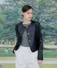 Pinblack Lambskin Stitch Slim Jacket