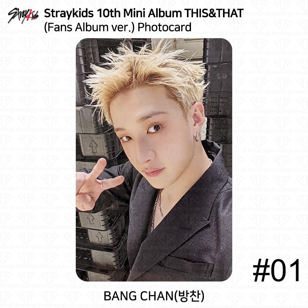 Stray Kids Il 10° Mini Album THIS&THAT Edizione Fan Album. Cartolina fotografica