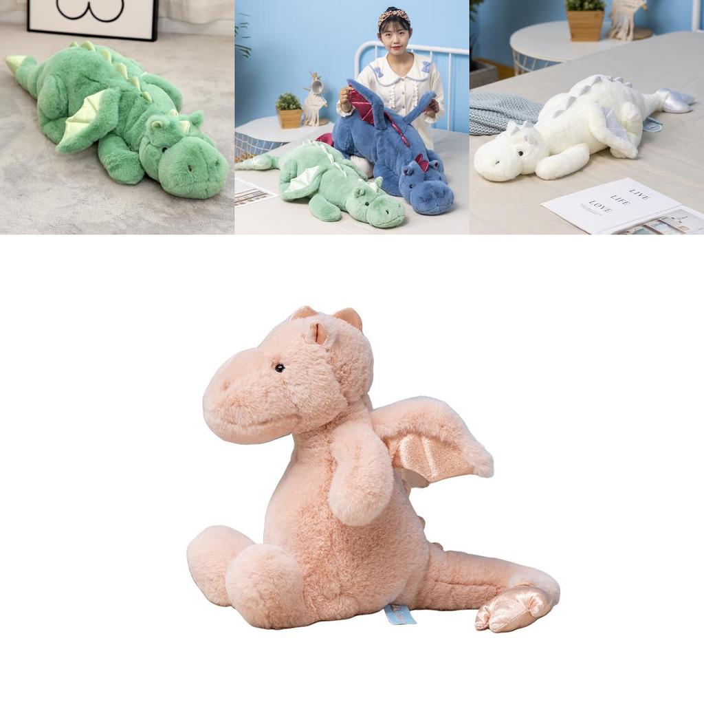 Cute Dinosaur Plush Toy Stuffed Dragon Doll Soft Baby Dragon Pillow Large For Kids
