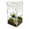 Jumping Spider Enclosure Clear Acrylic Reptiles Box with Vent Hole and Sliding Lid Spider Cage for Turtle Tortoise Snake Gecko