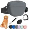 Silicone Dog Training Waist Bag: Portable Outdoor Crossbody Pet Treat Holder