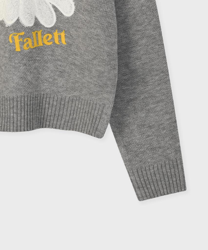 FALLETT [Fallett X Lee] Sunflower Knit Gray