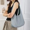 Genuine Leather Hobo Shoulder Bag Women Soft Water Bucket Tote Large Capacity Casual Style Magnetic
