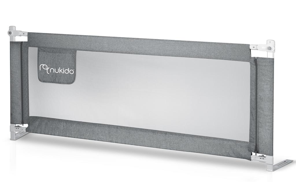 Bed Safety Rail For Crib, Gate Lock, Nukido