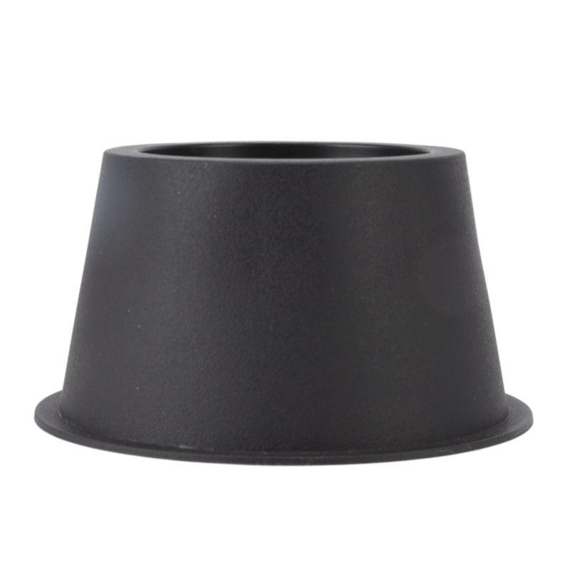 6Pcs Furniture Risers Round Plastic Furniture Lift Riser For Bed Table Couch Black 2.8in