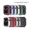 Apple Watch Kılıfı Kapağı 45mm 41mm 44mm 40mm 42mm 38mm 46 49 mm Aksesuarlar PC Koruyucu tampon iWatch Series 8 7 SE 6 5 4 3 9