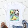 Avocado Funny Women T-Shirts Girl Harajuku Ullzang Graphic Cute Grunge Top Female T Shirt Summer Casual O-Neck Lady Tee Clothing