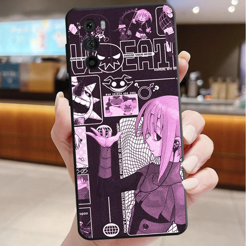 Phone Case For Motorola Edge 60 50 40 Pro 60 50 40 30 Ultra Neo Fusion Moto G Stylus G Soul Eater Crona