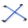 2x Universal 200 mm justerbar främre bakre stötfångare Lip Splitter Rod Support Bars
