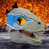 Open Mouth Halloween Dinosaur Mask Cosplay Props Raptor Dino Mask Lifelike Dragon Headwear  Gifts