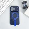 Matte Magnetic For  Case For For Iphone 17 16 1 14 13 12 11 Pro Max 14 1 16 Plus Air Shockproof Stand Cover with Lanyard