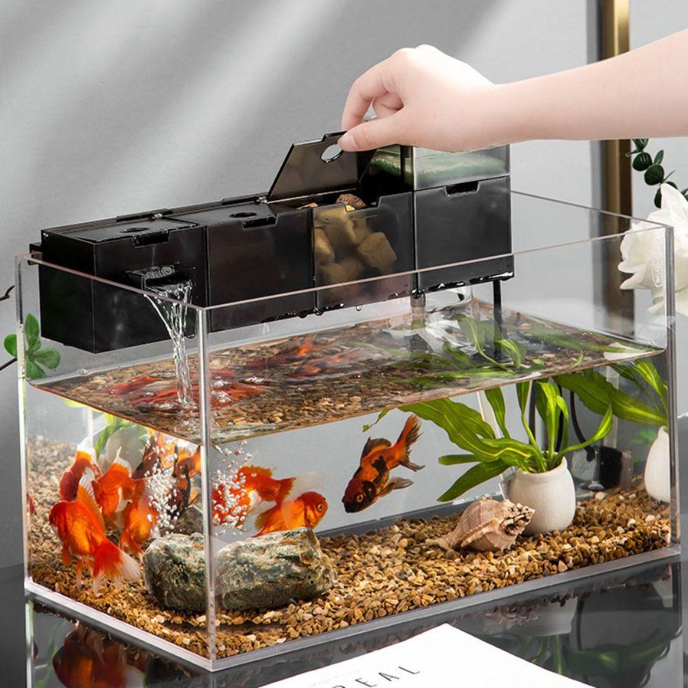 wall-mounted Waterfall Filter Box 3 in 1 Circulating Water Purifier Clean water cycle  for Home