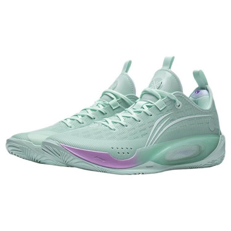 New LiNing Wade 808 2 Anti Slip And Wear Resistant Breathable Low Top Basketball Shoes Men's Green ABPS037-10