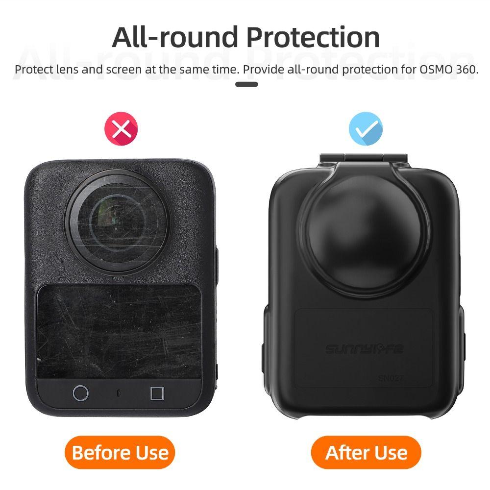 Portable Half-Open Storage Box Full Coverage Mini Expansion Protective Case Shockproof Lightweight for DJI Osmo 360
