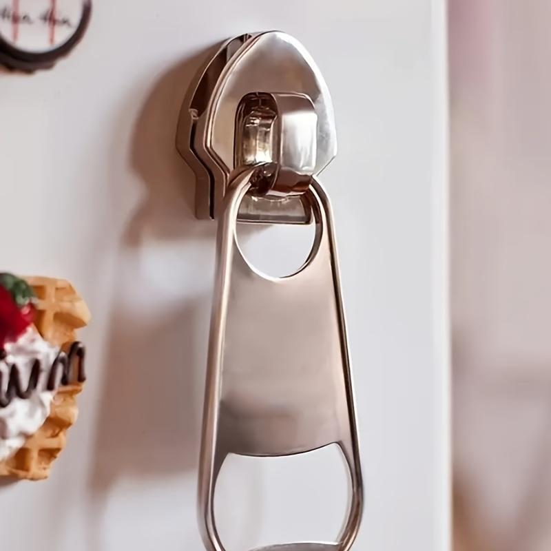 Creative Large Zipper Bottle Opener for Beer And Beverages Stylish And Trendy High-Quality Lever Bottle Opener