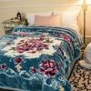 Coperta Raschel di Visone a Doppio Strato 4,5 kg Dimensione Queen Pelliccia Sintetica Ponderata Soffice Calda Coperta da Divano Super Morbida Coperta da Letto Primavera Inverno