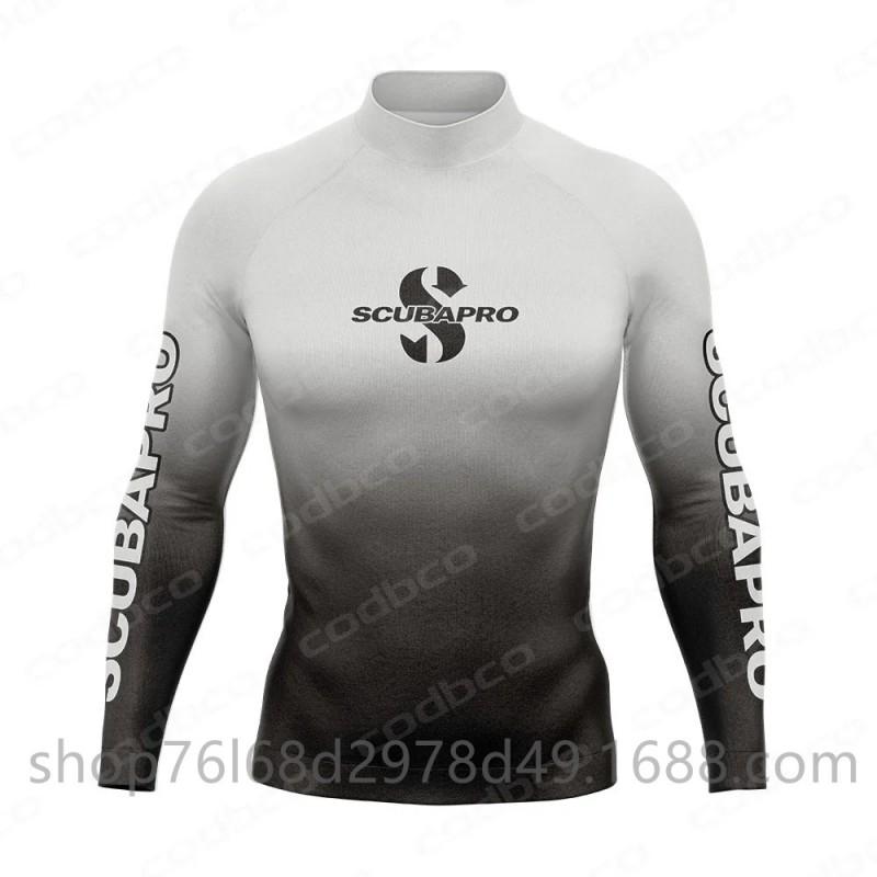 UV Protection Rash Guard Snorkeling Diving Surfing Quick Dry Long Sleeve Swimwear Unisex