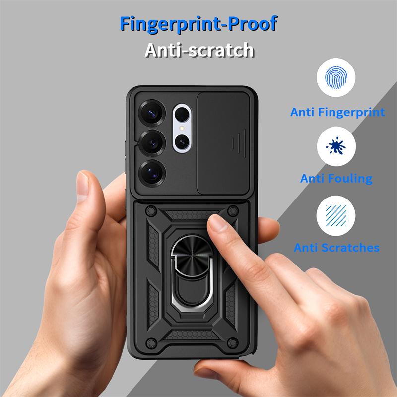 Funda For Samsung Galaxy S26 Ultra 5G Case Slide Lens Camera Protector Armor Phone Cases For S 26 Plus S26Ultra Magnetic Cover