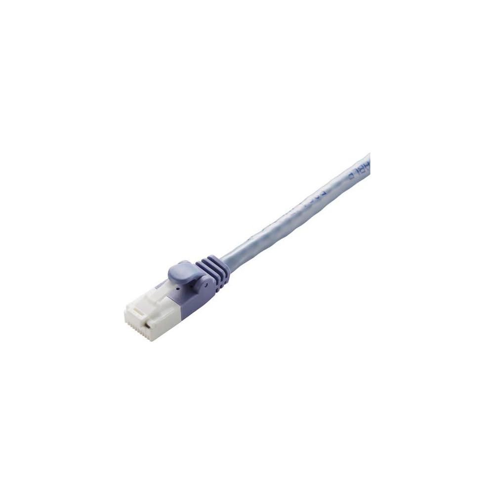 ELECOM LAN Cable, Category 6, Blue, 1m x 5