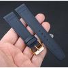 Sailcloth Leather Watch Strap 18mm 20mm 22mm Nylon Canvas Watch Band Qucik Release Wristband Military Sports Waterproof Bracelet