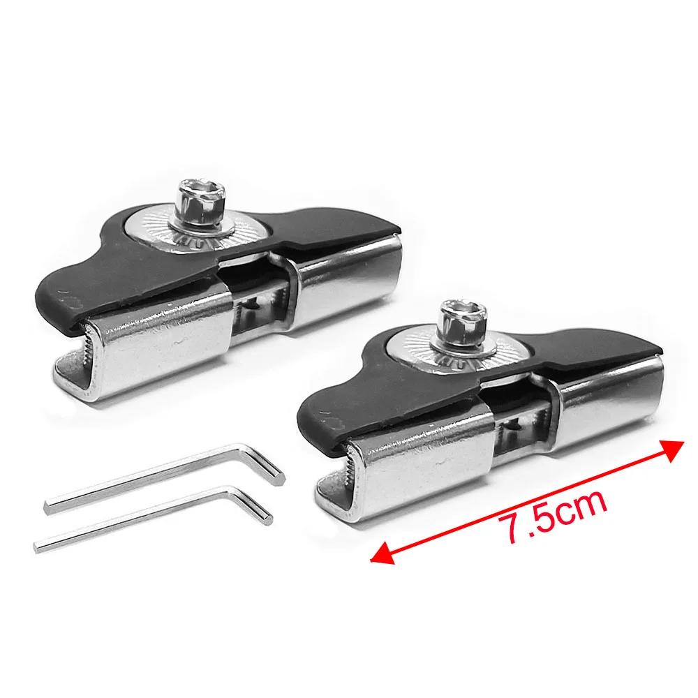 1Pair Car Hood Light Bracket Led HID Offroad SUV Truck Engine Cover Door Edge Work Lamp Clip Mount Holder Clamp Universal