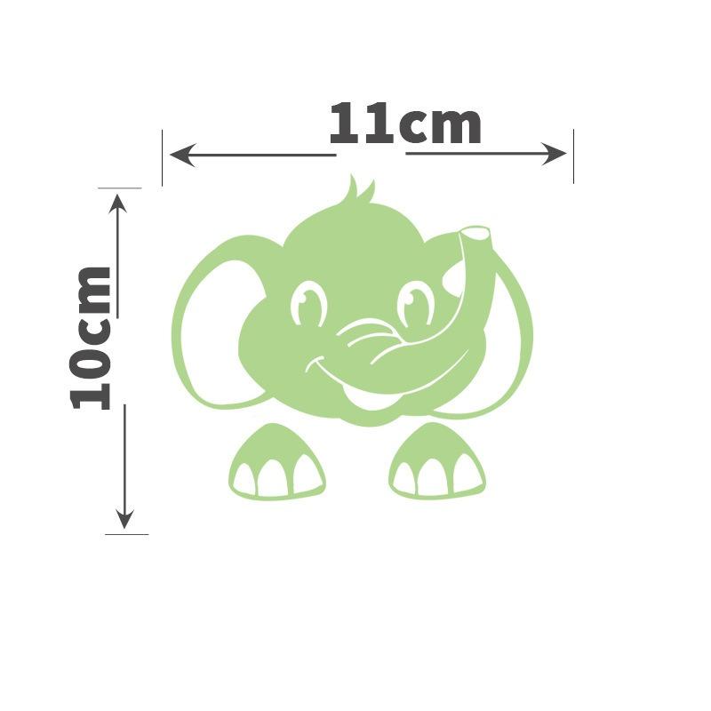 1PC Kinder Schalter Aufkleber Leuchtende Licht Aufkleber Kinderzimmer Dekor Fee Sterne Katzen PVC Aufkleber