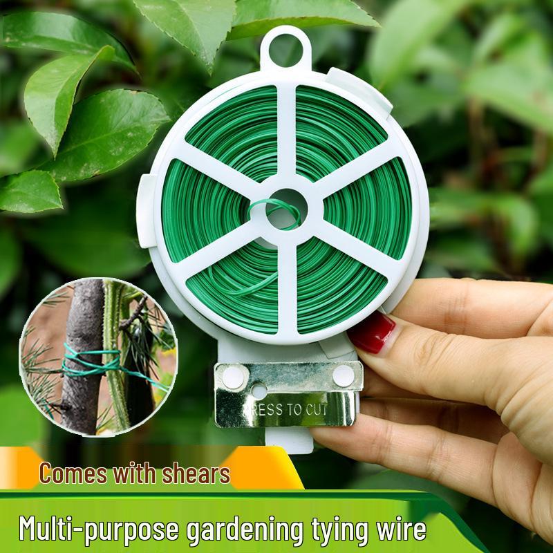 Plastic-Coated Gardening Zip Ties for Flower Support and Bundling