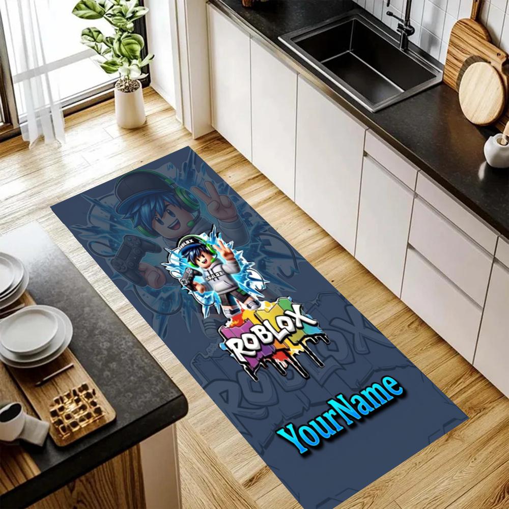 Roblox Customize Your Name Kitchen Rug Runner Rug Laundry Mat Hallway Entryway The Best Gift Choice