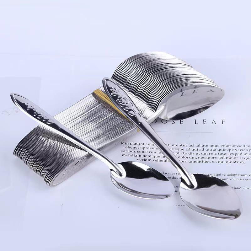 

Ложка из нержавеющей стали в форме цветка розы - Маленькая многофункциональная для фруктов, супа и подарков