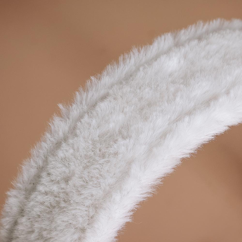 Warm Winter Dog Collar Colorful Bling Dogs Wide Collars Warm Soft Fur Padded Pet Necklace for Small Medium Large Dogs Pitbull