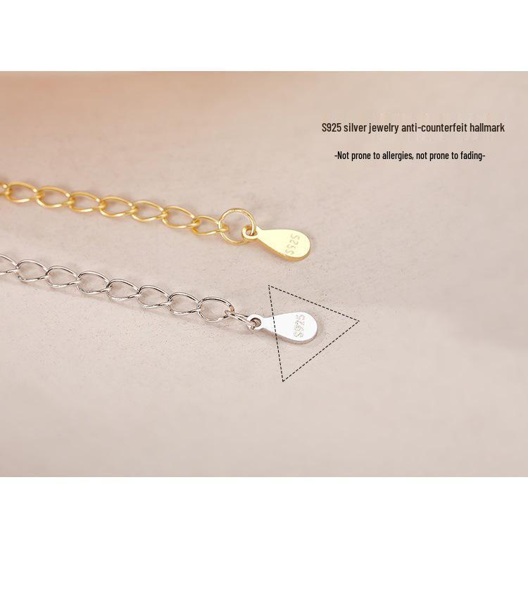 Korean Style Elegant Water Drop Necklace for Women - Retro Artistic Jewelry Trend