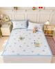 Ice Bean Cold Mat Ice Silk A-class Maternal and Child Grade Household Cooling Mat Bed Sheet Washable 3-Piece Set