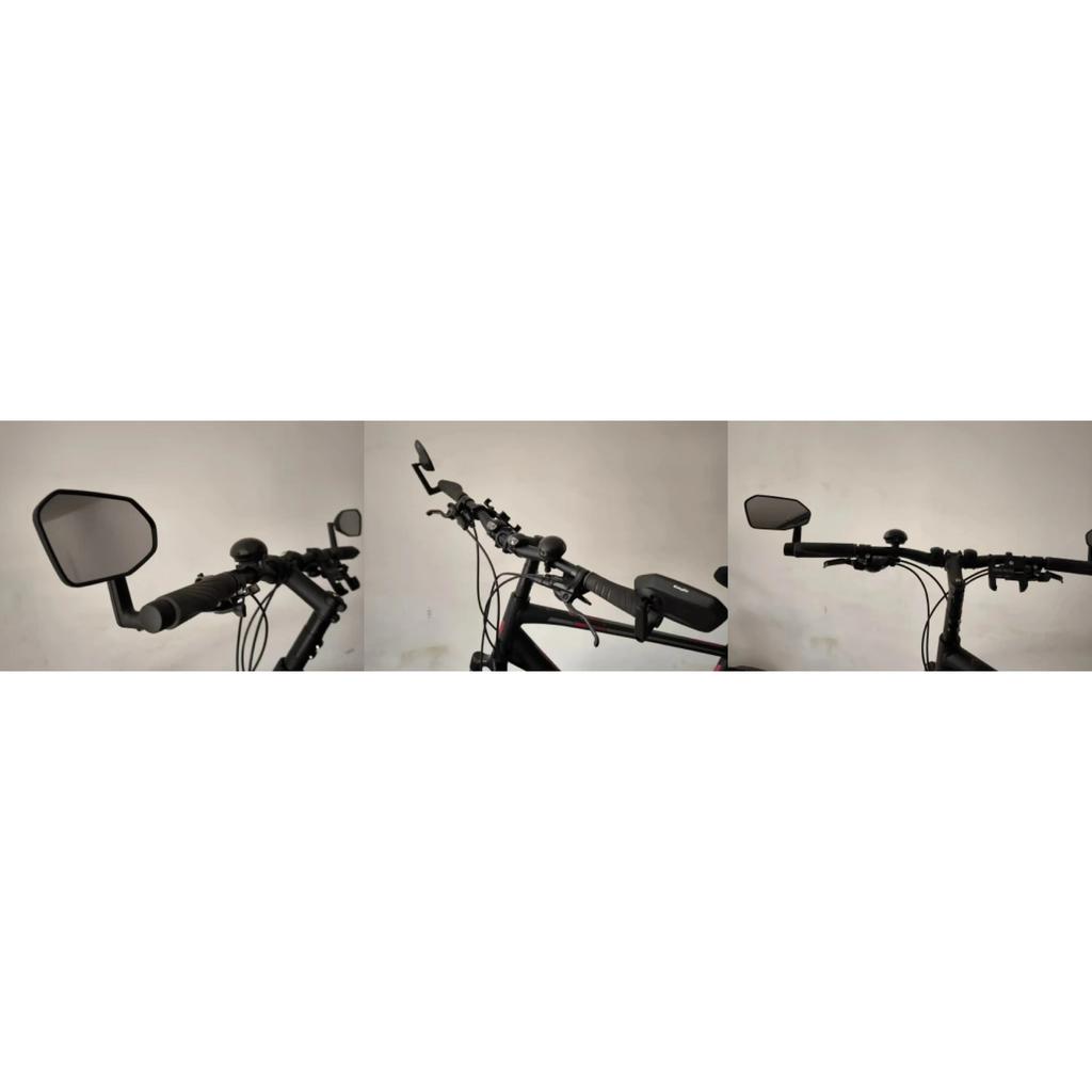 RBRL 360 Adjustable Bicycle Mirror Anti Shake Stable Bar End Mirror for Road MTB E-Bike Scooter Widen Angle Bike Rearview Mirror