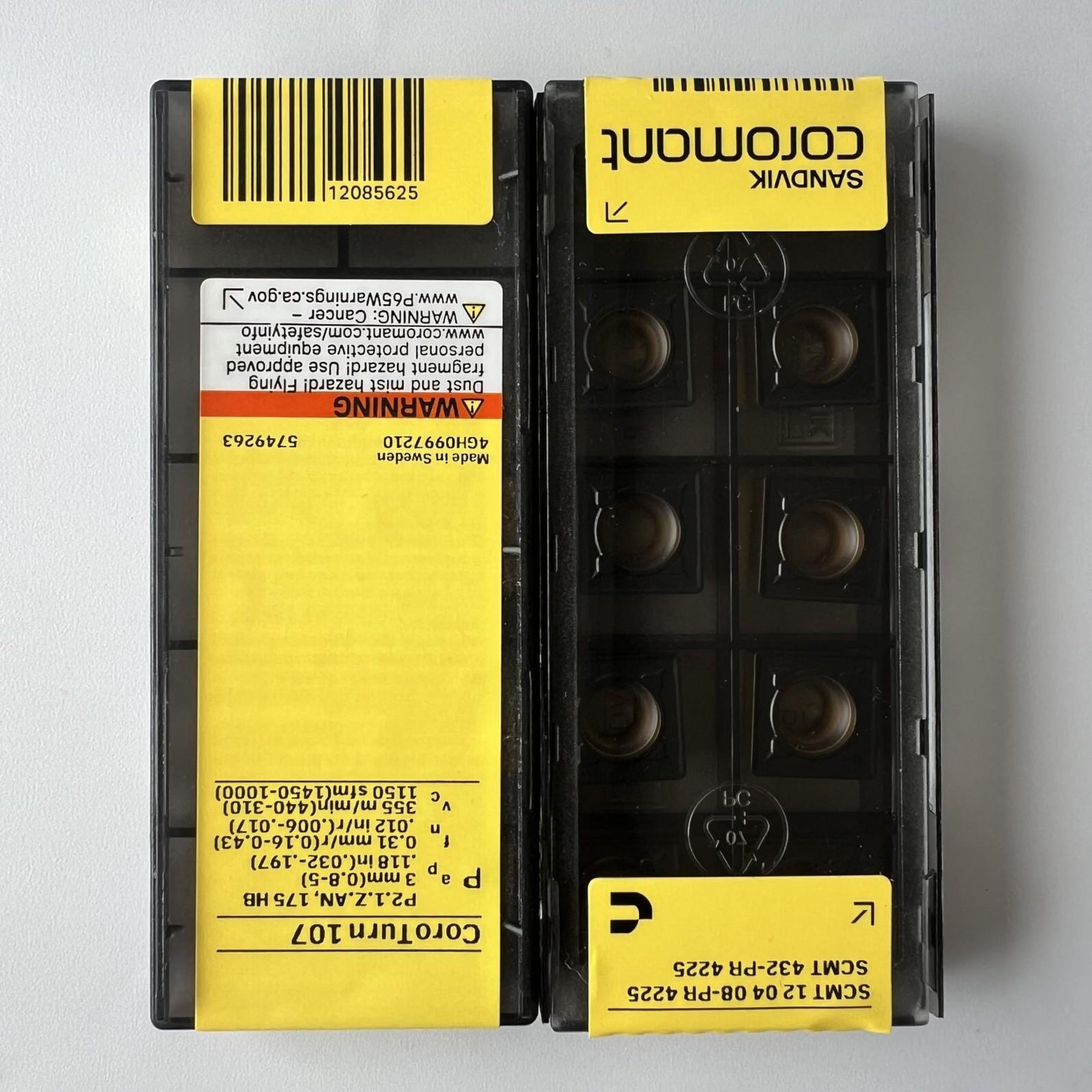 

SANDVIK / SCMT120408-PR 4225 / Original Swedish hard alloy blade 10 Pcs