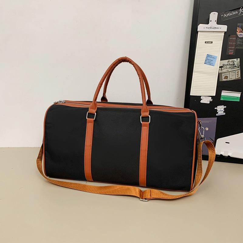 Women's Travel Bag Contrast Color Oxford Cloth Yoga Fitness Bag High-end Korean Style Business Travel Luggage Bag Drop Shipping
