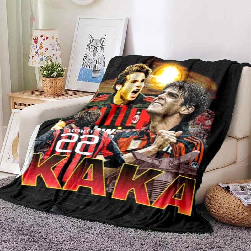 Former Associazione Calcio Milan Ricardo Izecson dos Santos Leite blanket Soft four season home bed office travel outdoor warm blanket L2