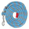 Corde d'Équitation en Nylon Multiusage Épaissie pour Bétail avec Crochet en Alliage pour Cheval Bétail Animal de Compagnie 8,2 pi