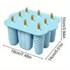 Popsicles Molds 9pcs Silicone Popsicle Molds Easy Release BPA Free Popsicle Maker Molds Ice Pop Molds Homemade Popsicle