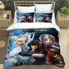 Hra FINAL FANTASY Potisk Povlečení Vynikající sada ložního prádla sada povlaku na přikrývku a přikrývky ložní souprava luxusní dárek k narozeninám