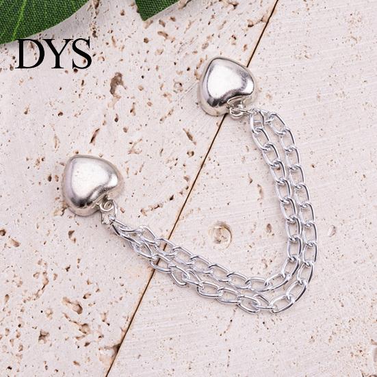 Clothing Adjustment Accessory Magnetic Clips for Pants Sleeve Hem, Multi-Function Fabric T-shirt Hem Clip Holder with Chain, Detachable Strong Magnet