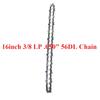 10/12/14/16 Inch Chainsaw Chains Guide Bar 3/8 LP Pitch .050" Gauge 40/44/45/50/52/53/56/57/59 Drive Links Garden Tool Parts