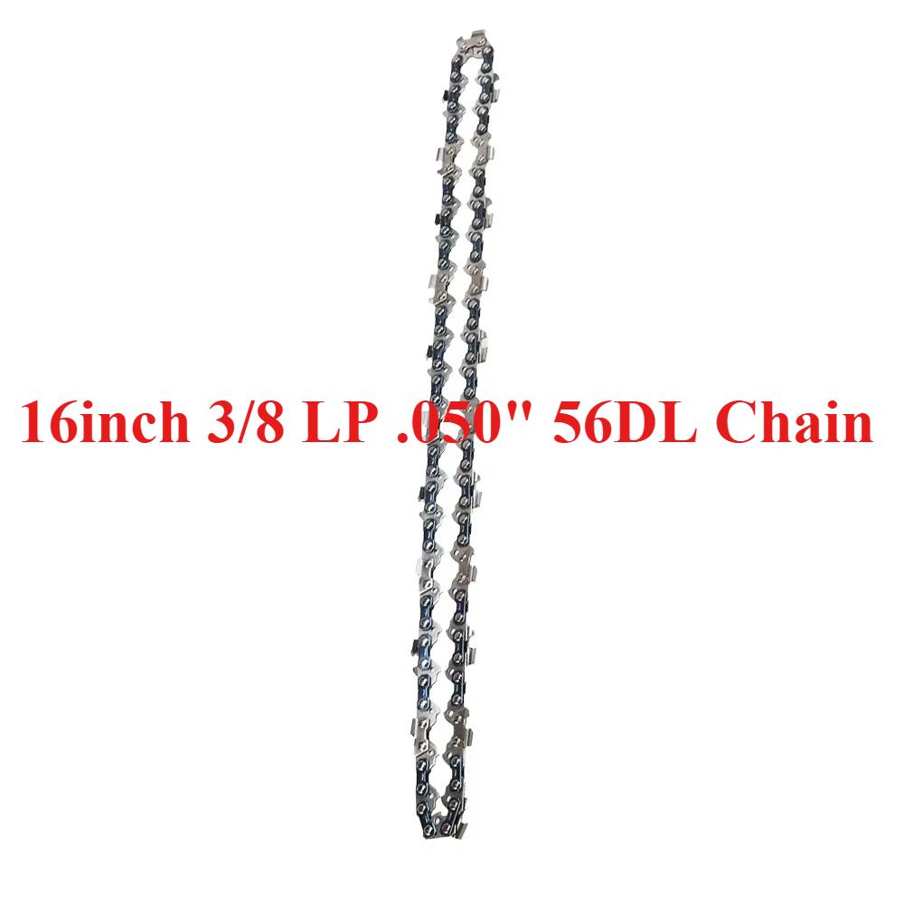 10/12/14/16 Inch Chainsaw Chains Guide Bar 3/8 LP Pitch .050" Gauge 40/44/45/50/52/53/56/57/59 Drive Links Garden Tool Parts