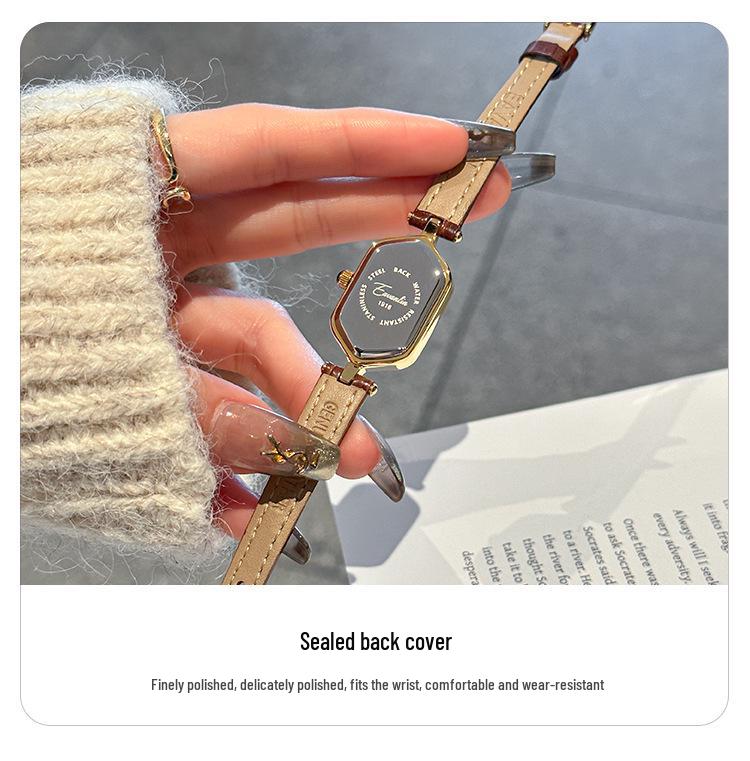 EAVANLIN Yiwenlin Ladies' Vintage Polygon Roman Numeral Watch