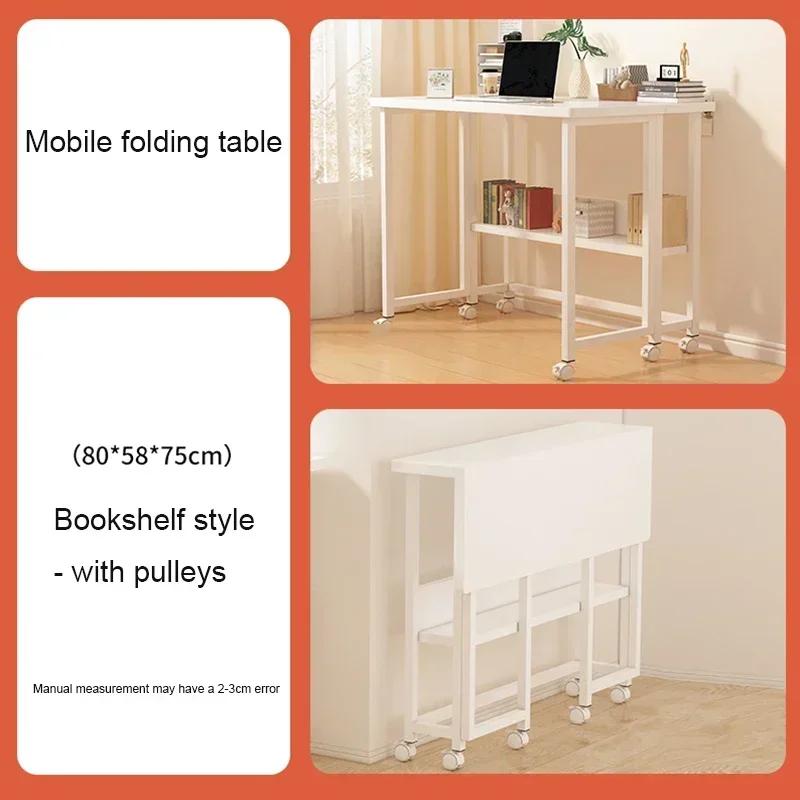Foldable Table Computer Desk Adjustable Laptop Desk Multifunctional Office Furniture Household Desk Save Space Folding Table