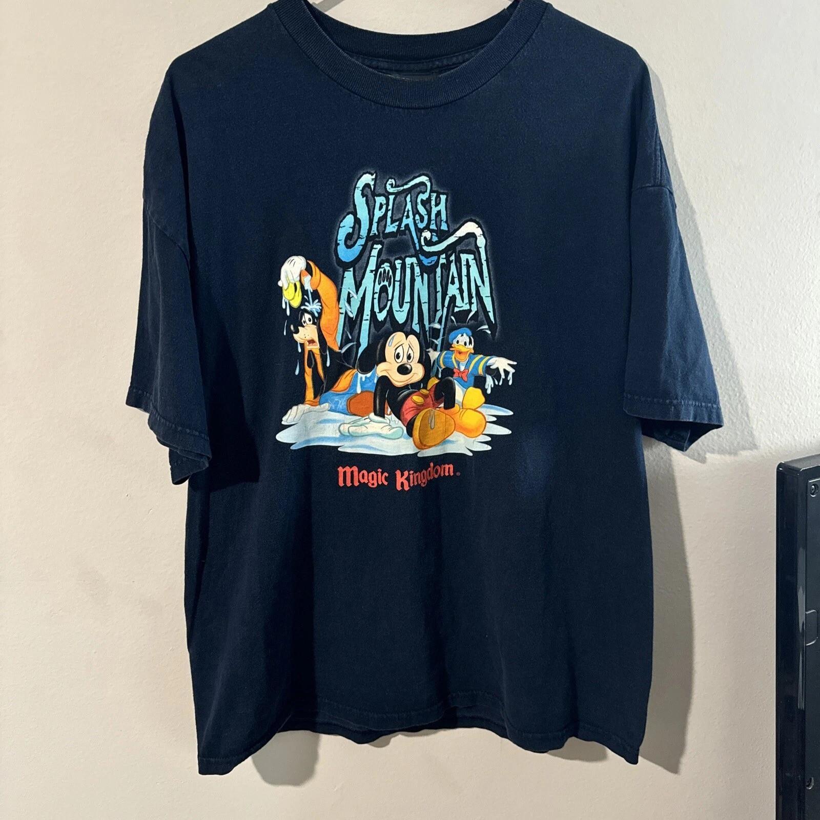 NEW Disney World Splash Mountain Mickey Donald Goofy Shirt Size S-5XL Reprint 2XL